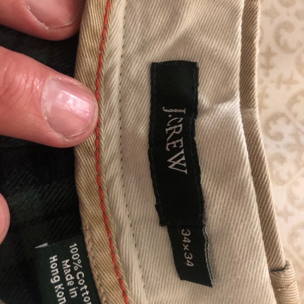 J. Crew Flannel Lined Khaki pants